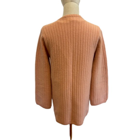 2PC ADRIENNE VITTADINI LAMBS WOOL ANGORA CARDIGAN & VEST VINTAGE LUXURY SZ M - Picture 10 of 16